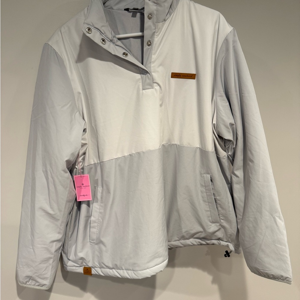 Simply Southern White and Gray Jacket